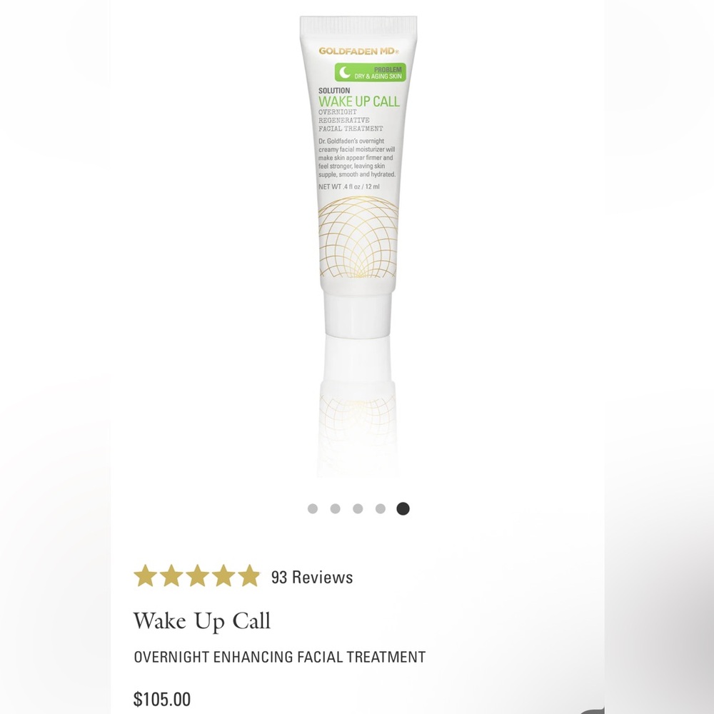 0257 - Goldfaden MD Wake Up Call Regenerative Facial Treatment